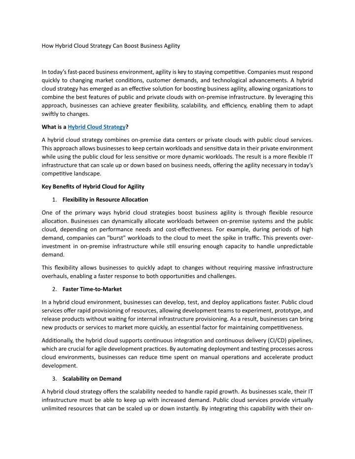 how hybrid cloud strategy can boost business n.w