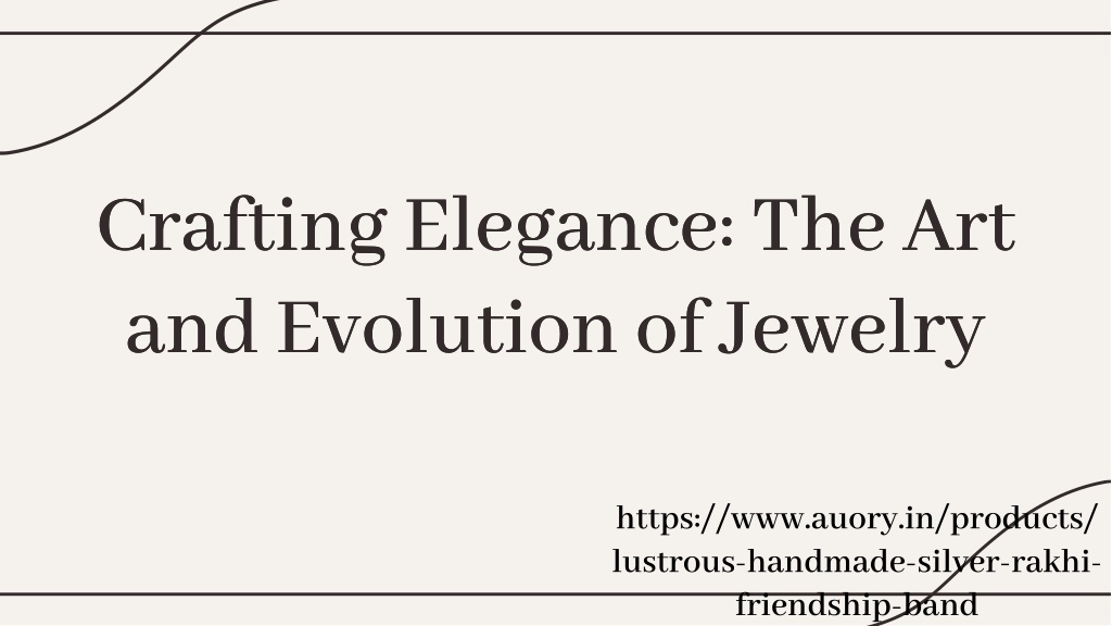 crafting elegance the art and evolution l.w