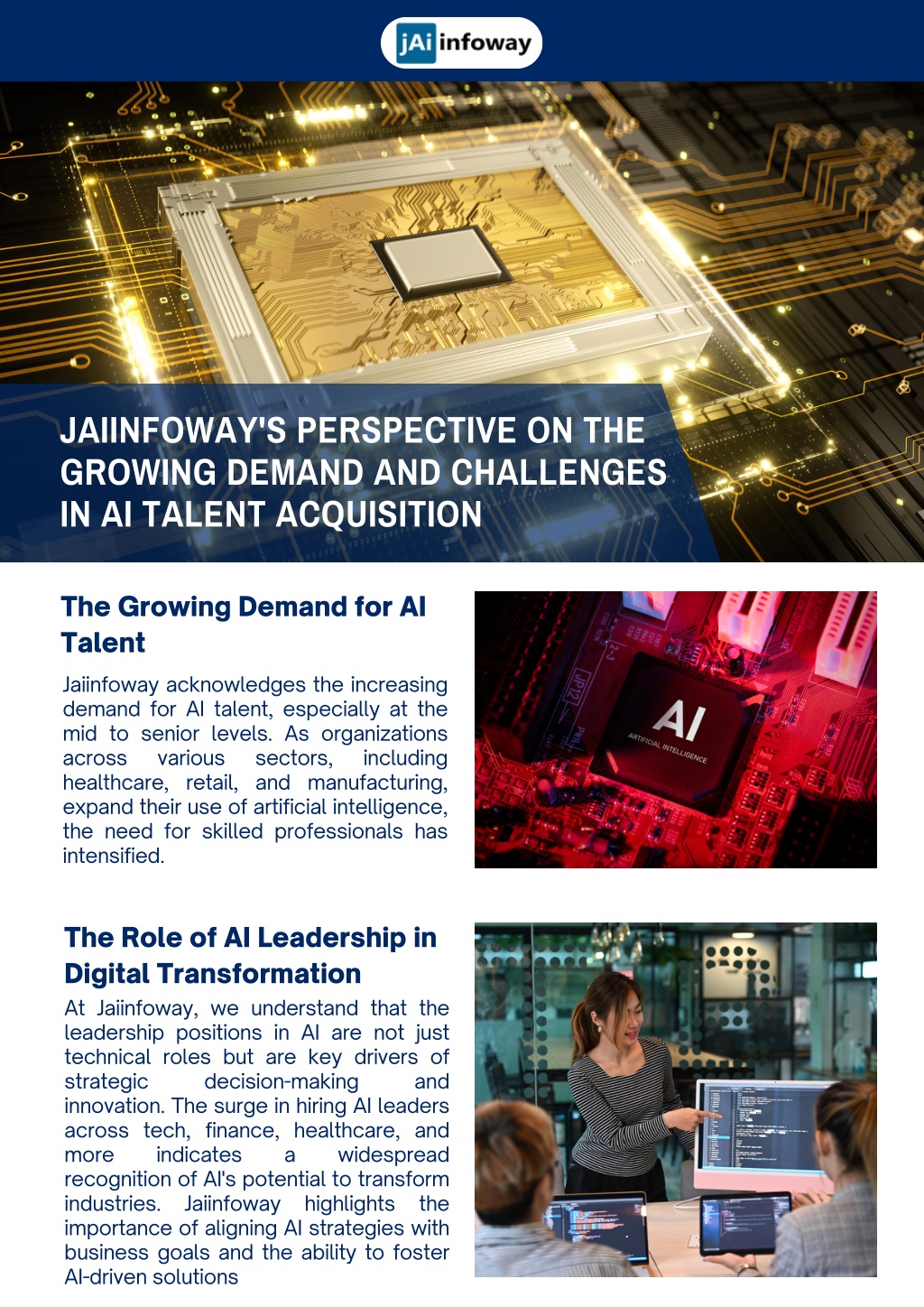 jaiinfoway s perspective on the growing demand l.w