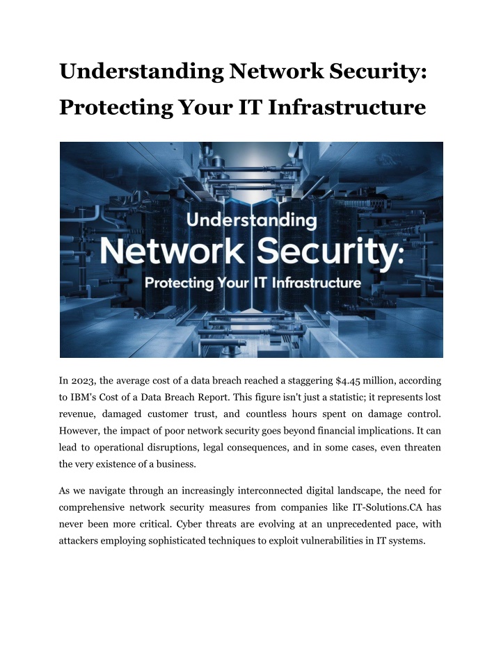 understanding network security n.w