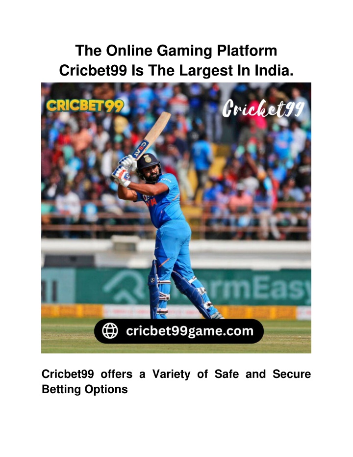 the online gaming platform cricbet99 n.w
