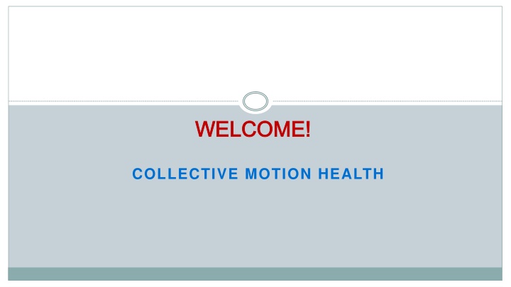 Collective Motion Health
