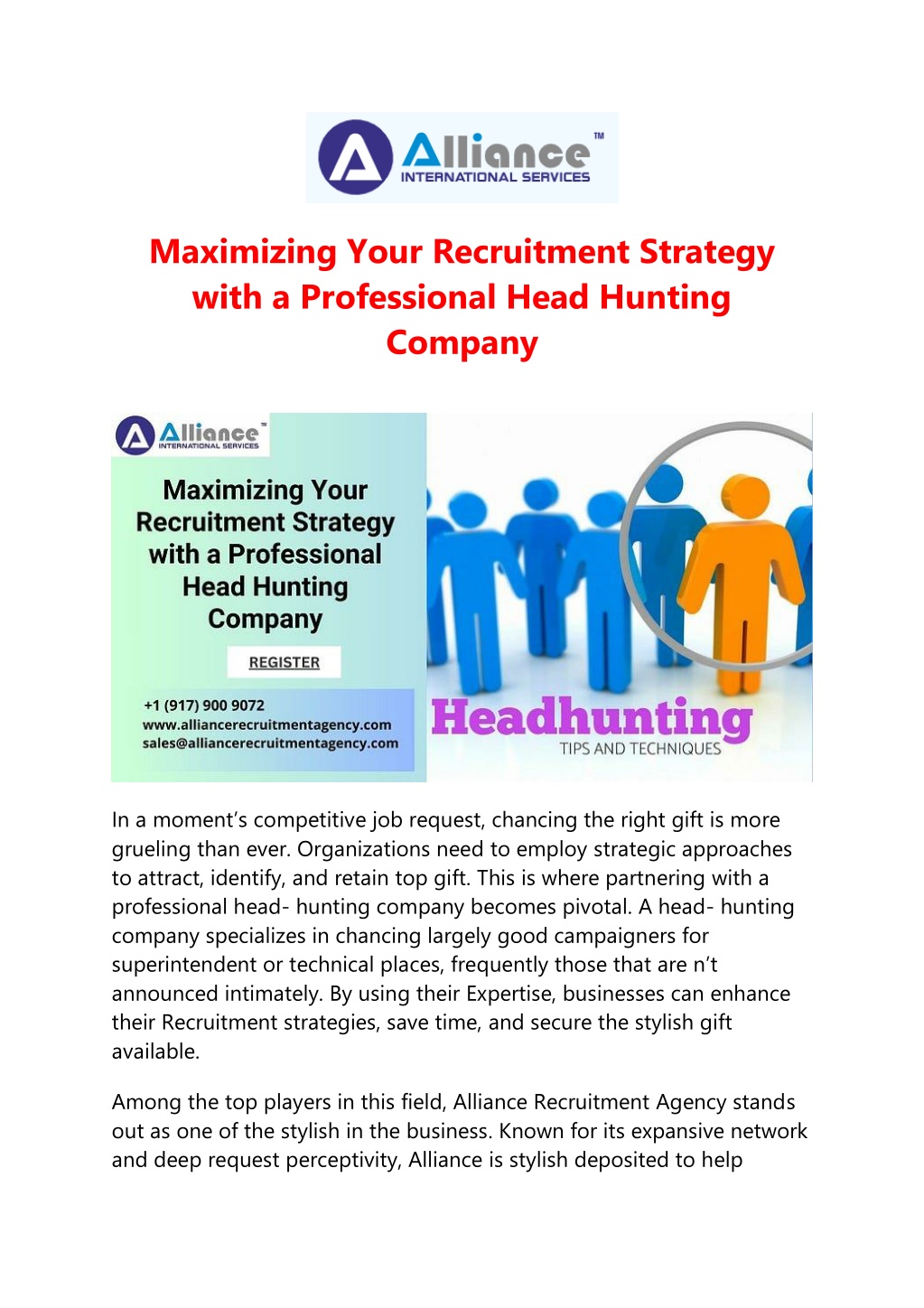 maximizing your recruitment strategy with l.w