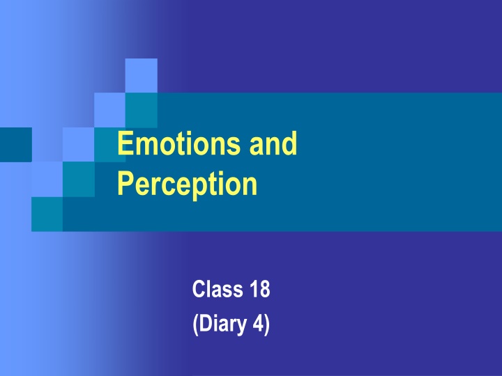 Empathy and Prosocial Behavior in Emotions and Perception Class
