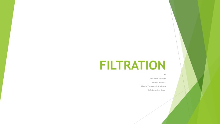 Filtration: Process, Applications, and Mechanisms