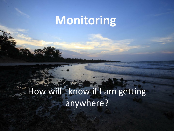The Importance of Monitoring in Achieving Goals
