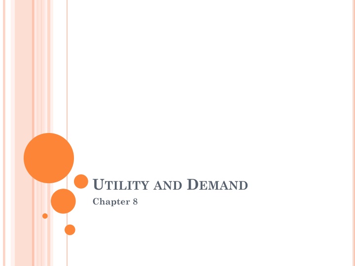 Consumer Choices and Utility Maximization