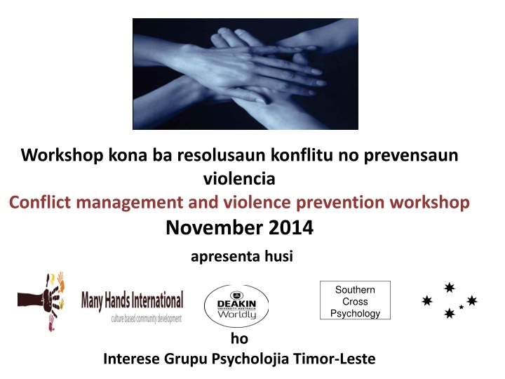 Conflict Management and Violence Prevention Workshop by Southern Cross Psychology