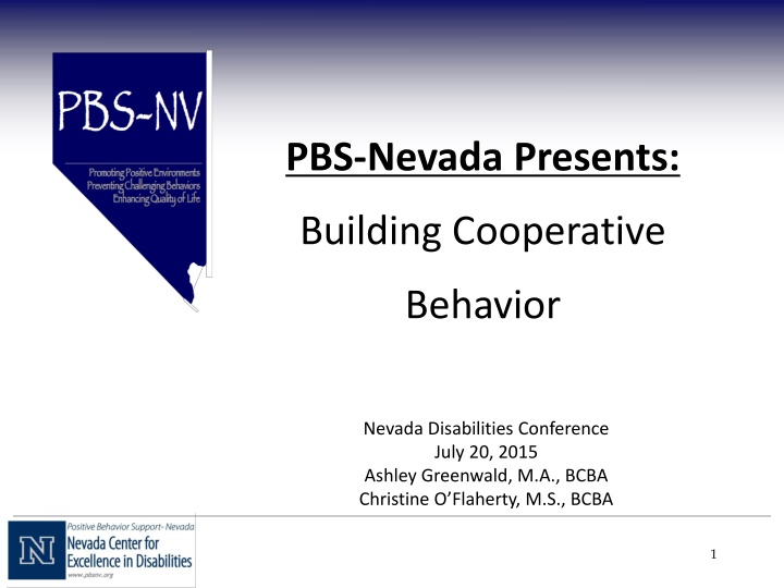 Managing Behavior in Individuals with Disabilities