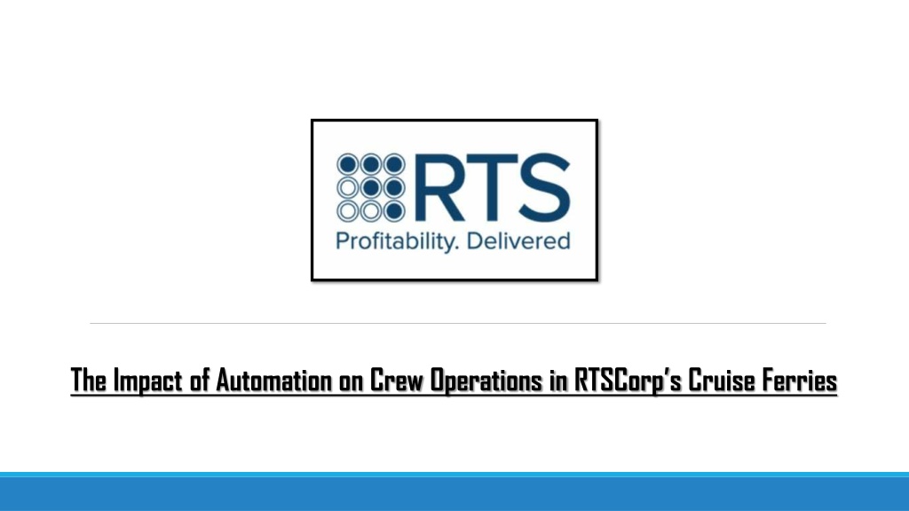 the impact of automation on crew operations l.w