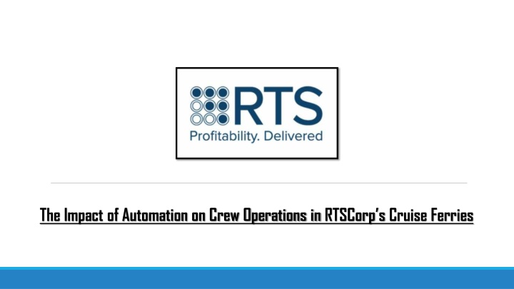 the impact of automation on crew operations n.w