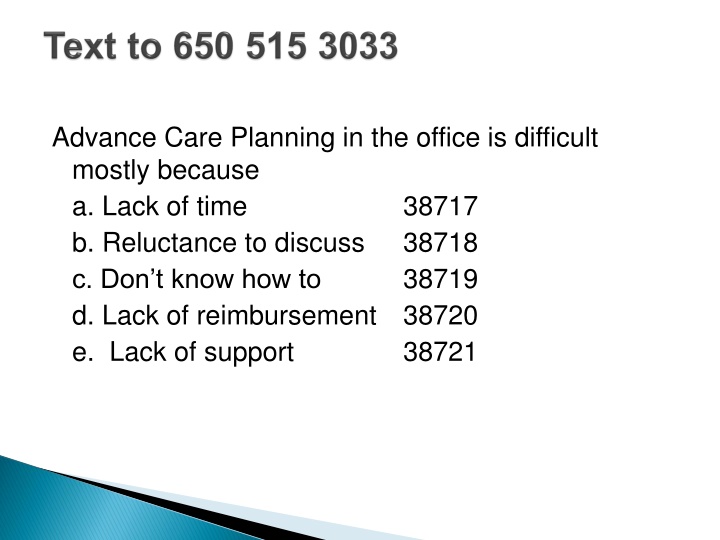Challenges and Solutions in Advance Care Planning