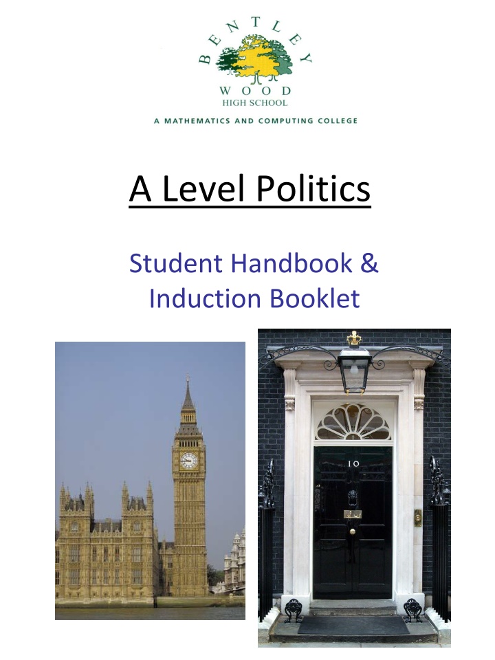 A-Level Politics Student Handbook & Induction Booklet