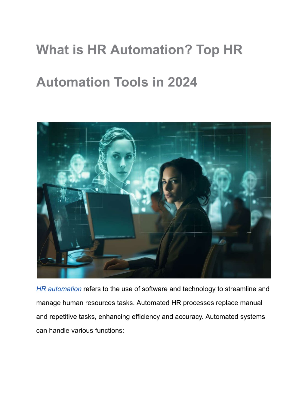 what is hr automation top hr l.w