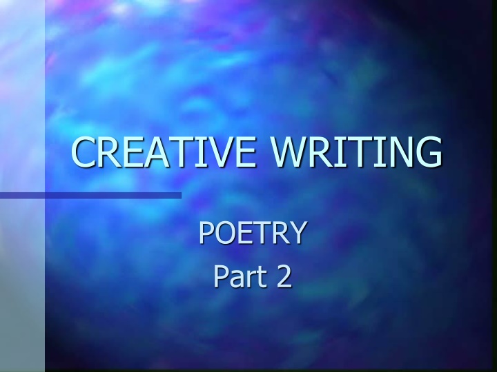 Different Types of Poetry
