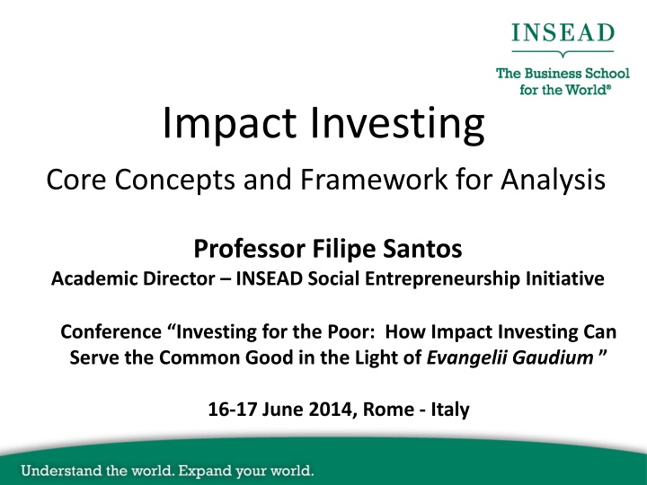 Impact Investing and Societal Progress: An Overview