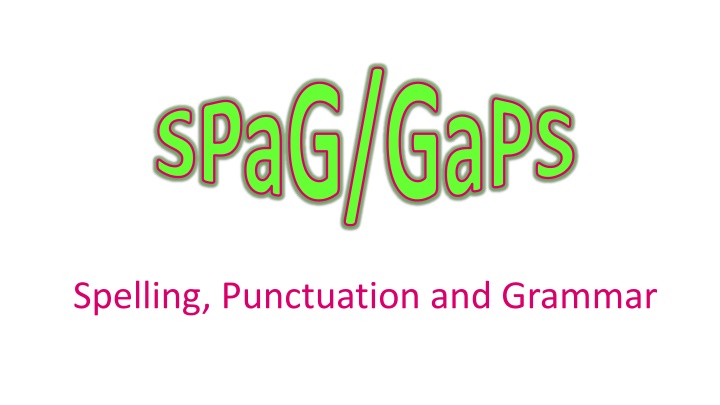 English Language Basics - SPaG/GaPS, Determiners, Adjectives, Nouns, Pronouns, Relative Pronouns, Punctuation
