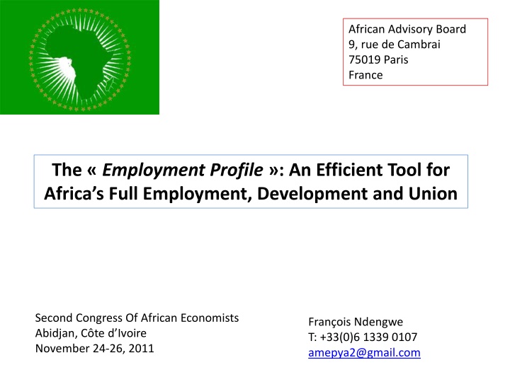 Enhancing Africa's Economic Development Through Labor Profile Analysis