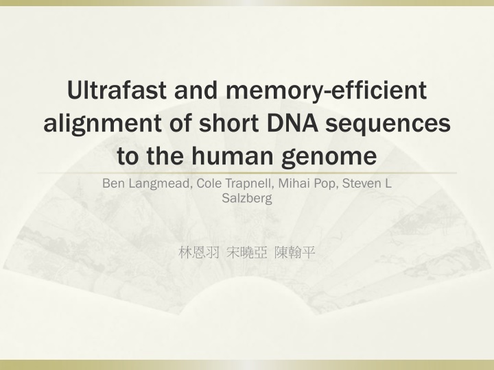 Ultrafast and Memory-Efficient DNA Sequence Alignment Study
