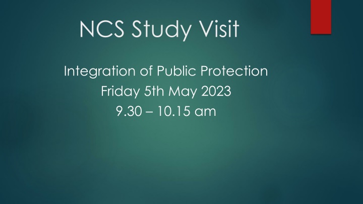 Integration of Public Protection Efforts Towards Alignment