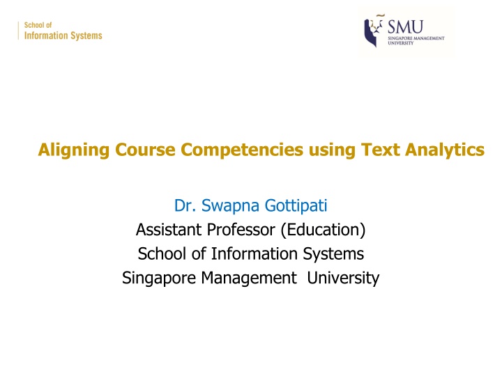 Enhancing Course Alignment with Text Analytics in Education