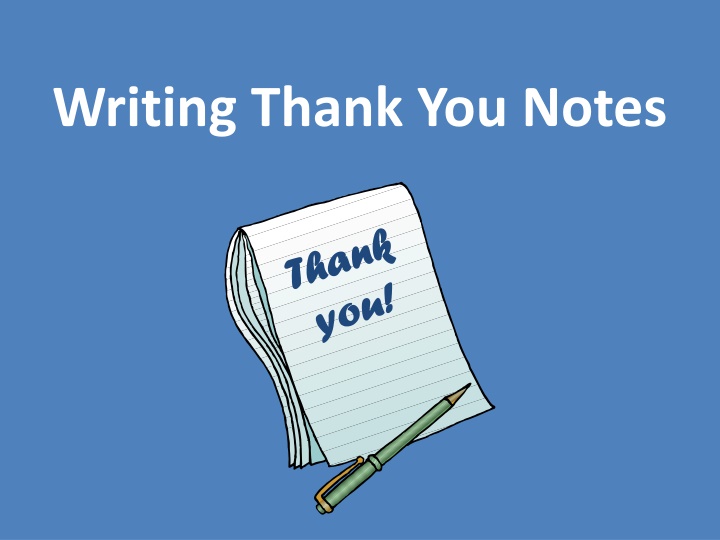 Mastering the Art of Writing Thank You Notes