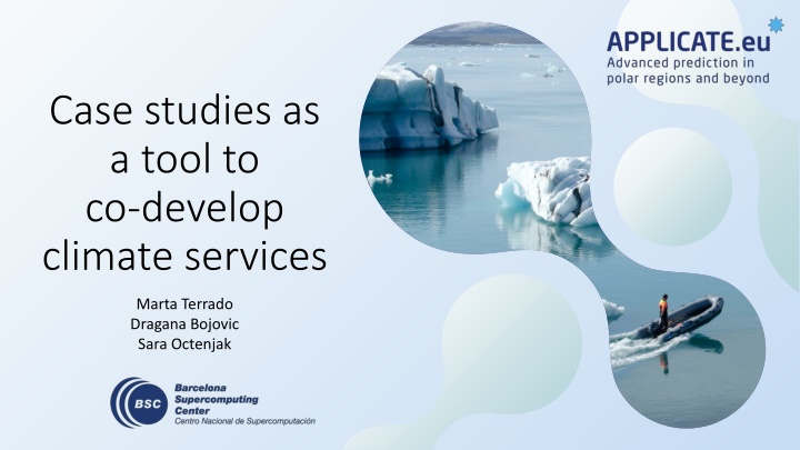 Using Case Studies to Enhance Climate Services in the Arctic and Beyond