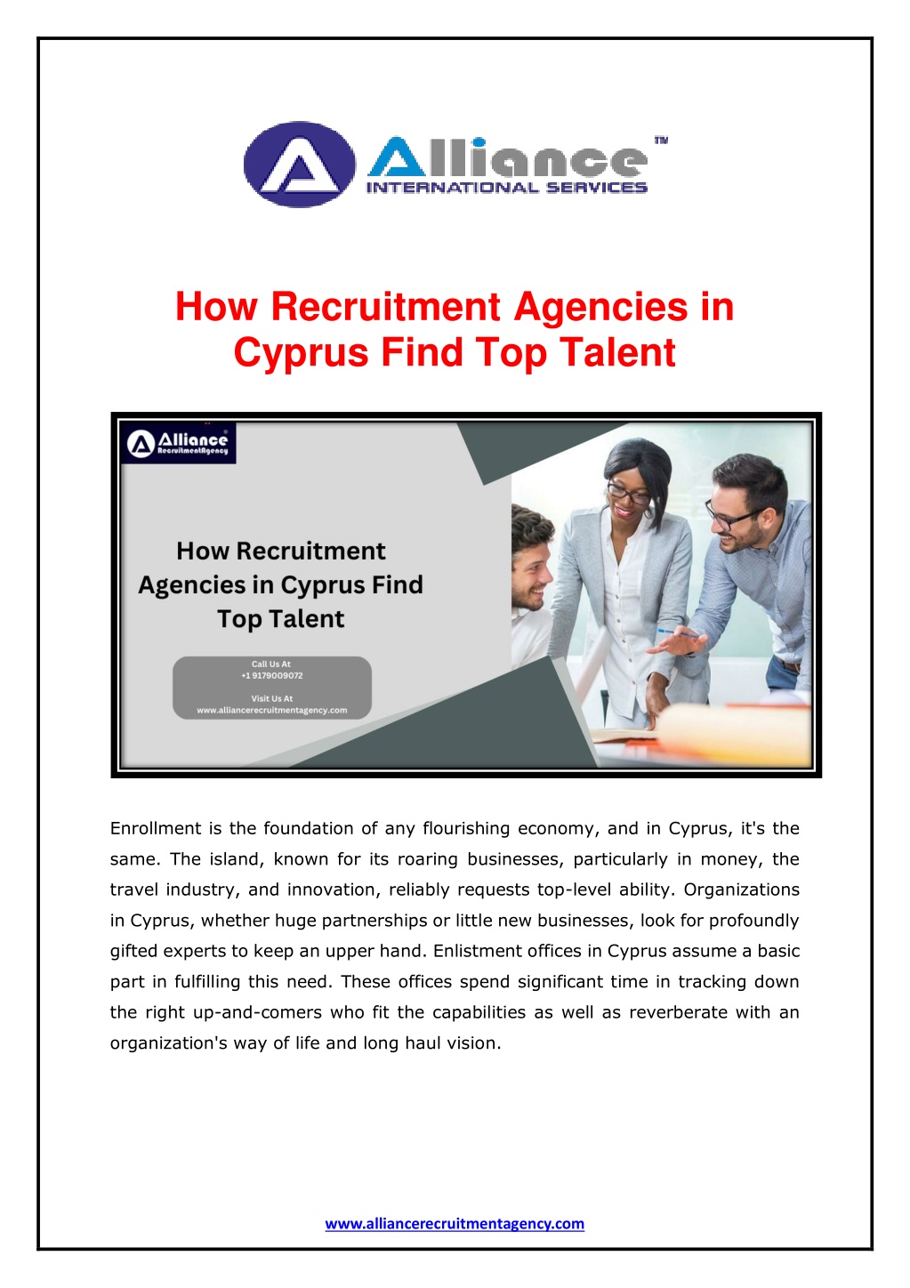 how recruitment agencies in cyprus find top talent l.w