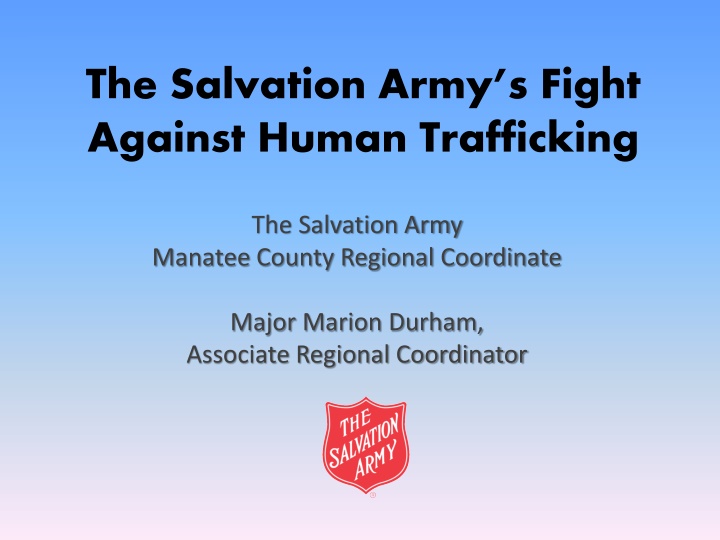 The Salvation Army's Fight Against Human Trafficking