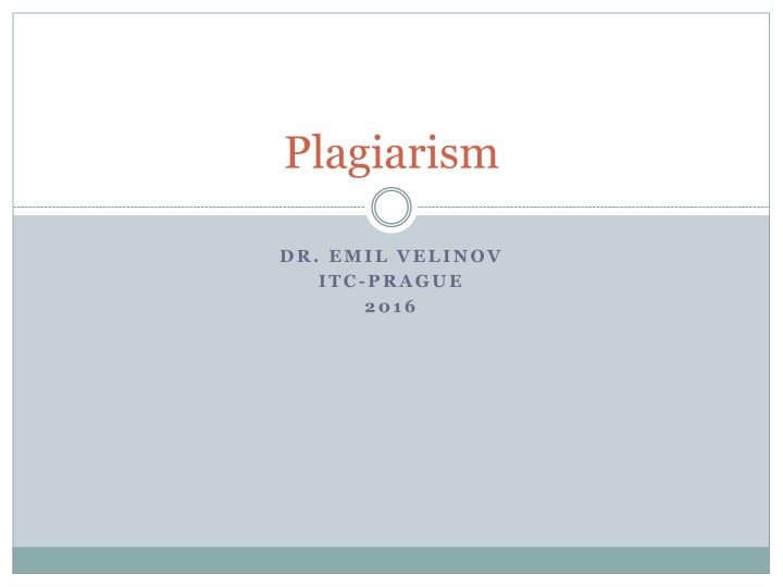 Plagiarism and Its Consequences