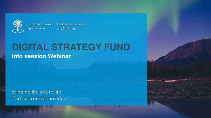 Digital Strategy Fund Information Session Overview