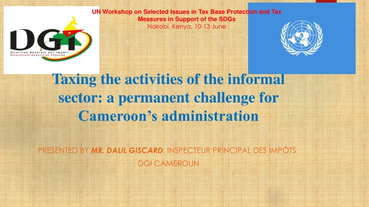 Taxing the Informal Sector in Cameroon: Challenges and Strategies