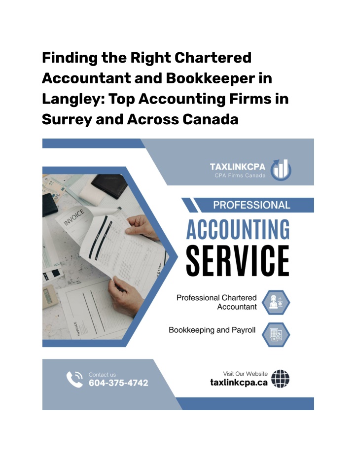 finding the right chartered accountant n.w
