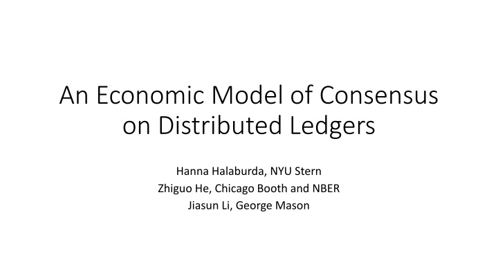 Distributed Consensus Models in Blockchain Networks