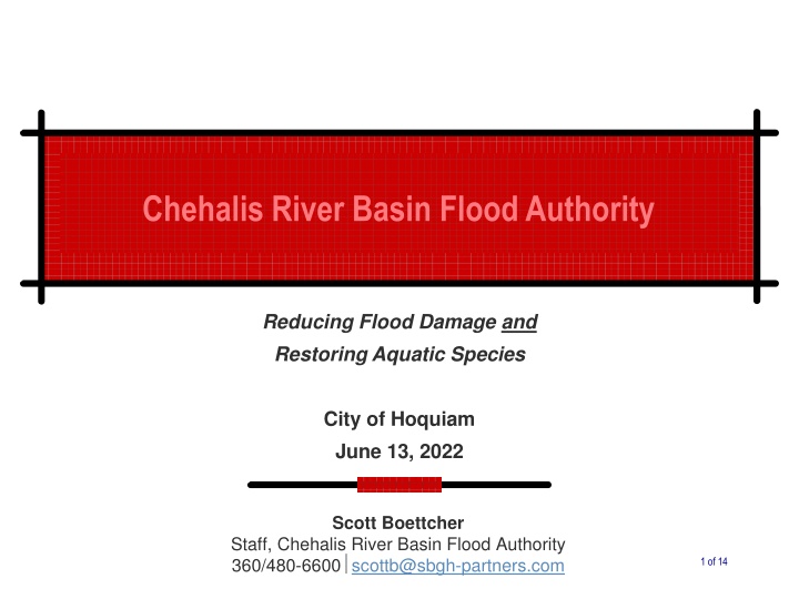 Chehalis River Basin Flood Authority's Local Projects and Achievements