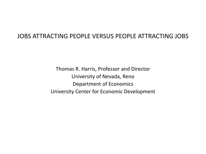 Analysis of Job Attraction and Population Movement in Portland-Vancouver-Hillsboro Region