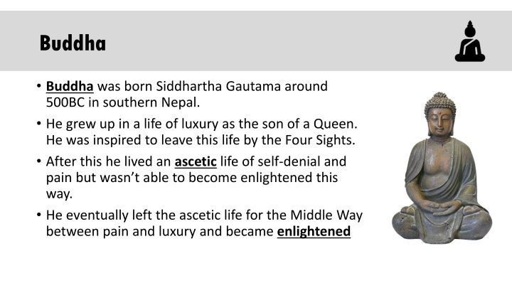 The Life and Teachings of Buddha