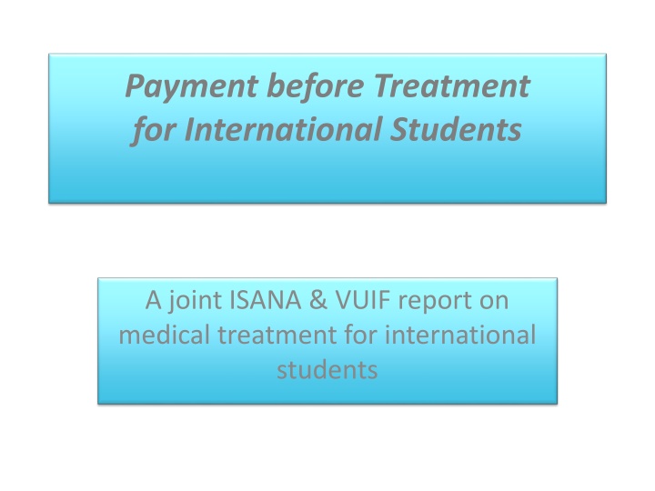 Medical Treatment Requirements for International Students in Australia