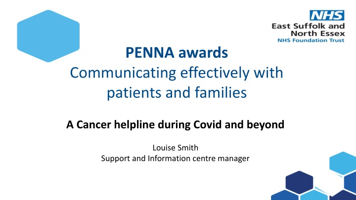 Enhancing Cancer Patient Support: Insights from a Helpline Manager