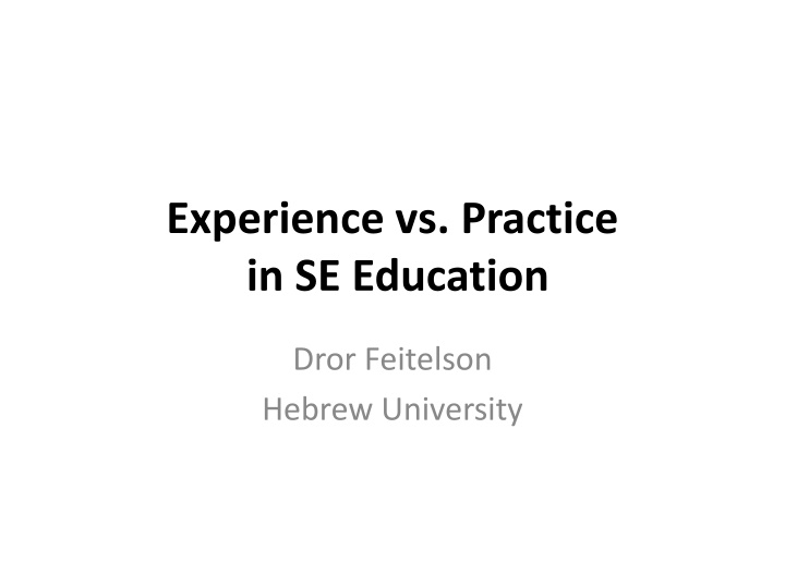 Enhancing Programming Skills Through Practical Exercises