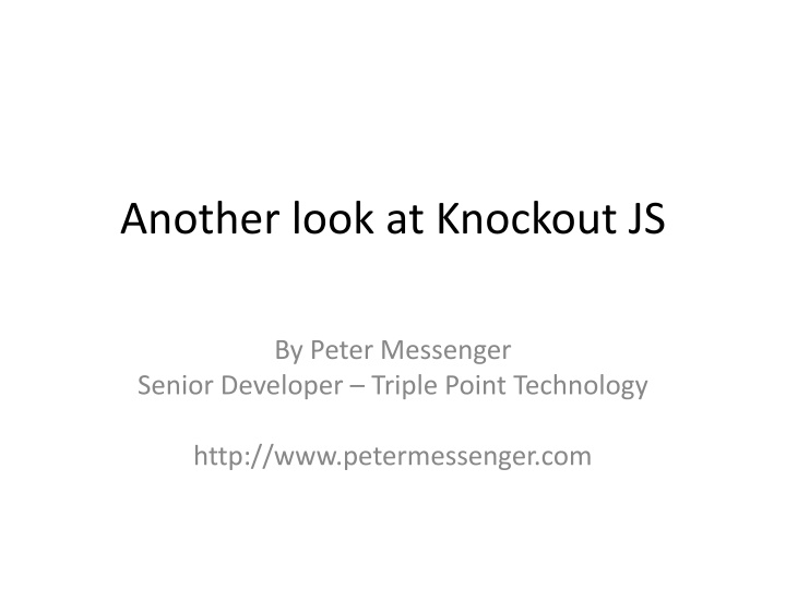 Knockout JS: A Powerful JavaScript Library for Dynamic UIs
