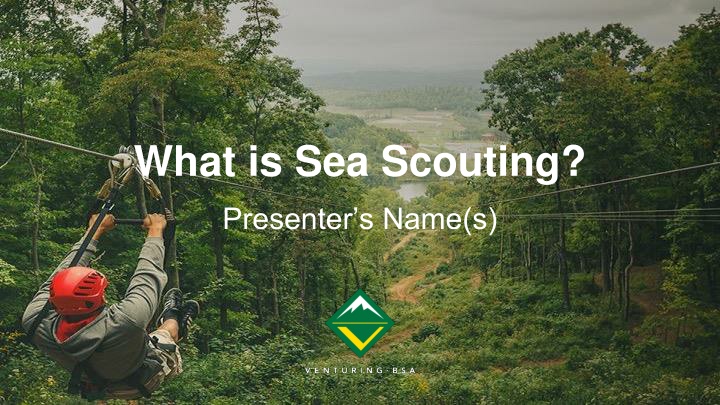 Sea Scouting: History, Leadership, and Opportunities
