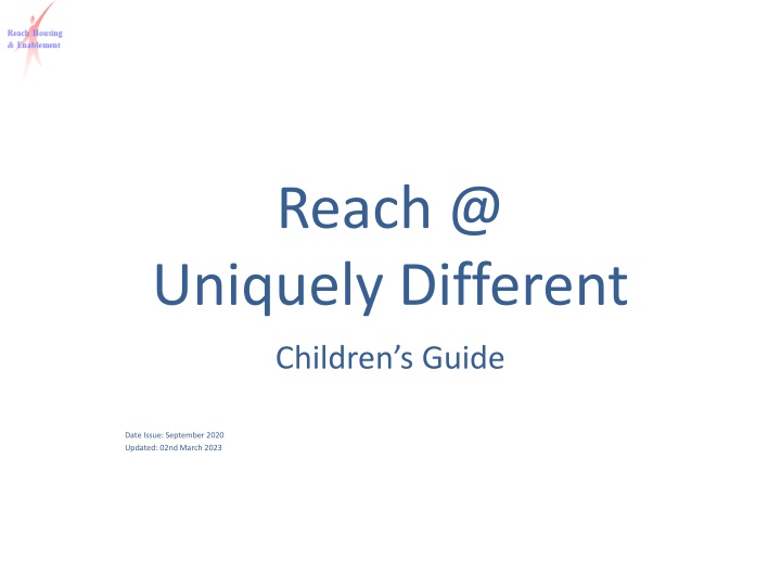 Uniquely Different Children's Guide at Reach@: September 2020 Issue