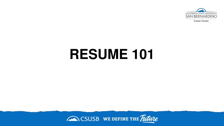 Mastering the Art of Resume Writing