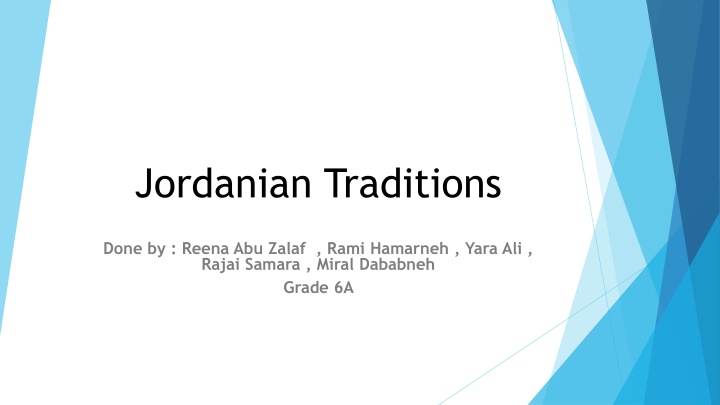 Jordanian Traditions: Mansaf and Coffee Culture