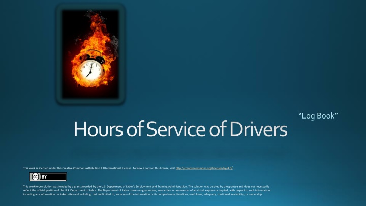 Hours of Service Regulations for Commercial Drivers