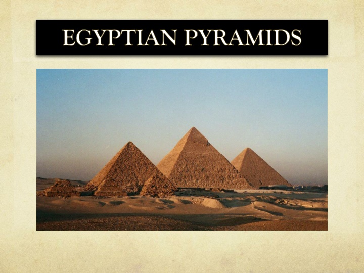 The Fascinating World of Egyptian Pyramids