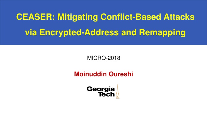 Mitigating Conflict-Based Attacks in Modern Systems