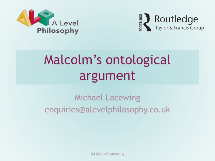 An Examination of Ontological Arguments for God's Necessary Existence
