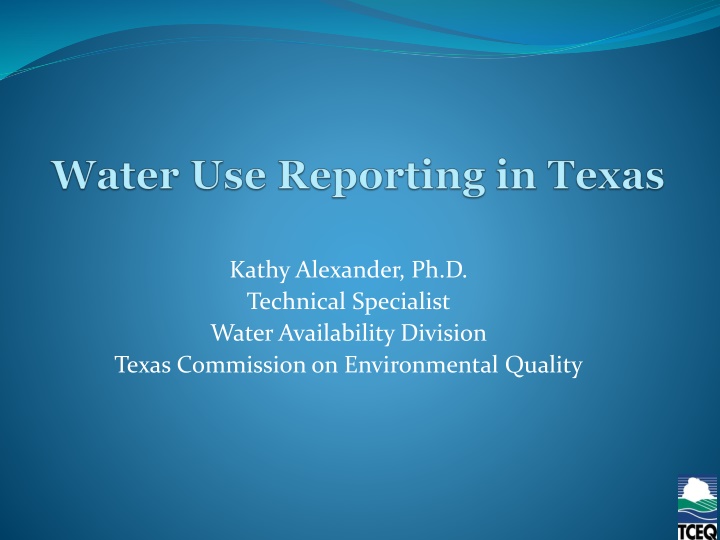 Water Use Reporting Guidelines and Requirements in Texas